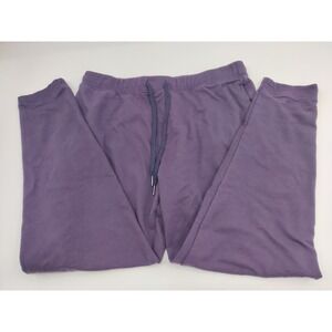 Eddie Bauer Womens Sleepwear Lounge Pants Purple Size Large Cotton Blend